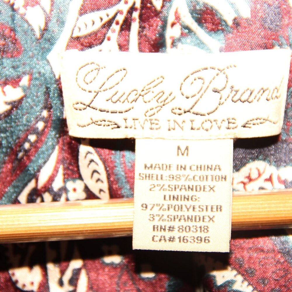 LUCKY BRAND Velvet Embroidered Jacket - Picture 5 of 7